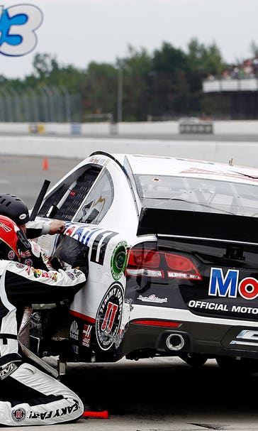 Harvick finishes up-and-down day nearly on top of the mountain